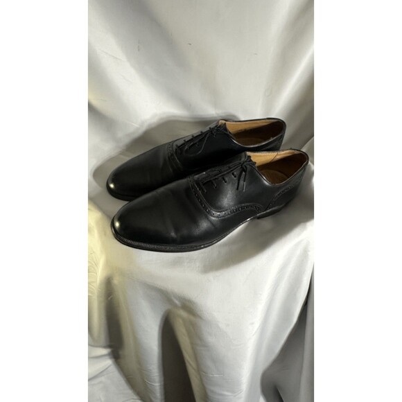 Vintage COLE HAAN Men\'s Black Leather Casual Lace Up Dress Shoes Size 10.5 main image 4